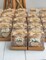 50pc Wooden Tealight Candle Holders – Wedding & Party Favors, Light Brown